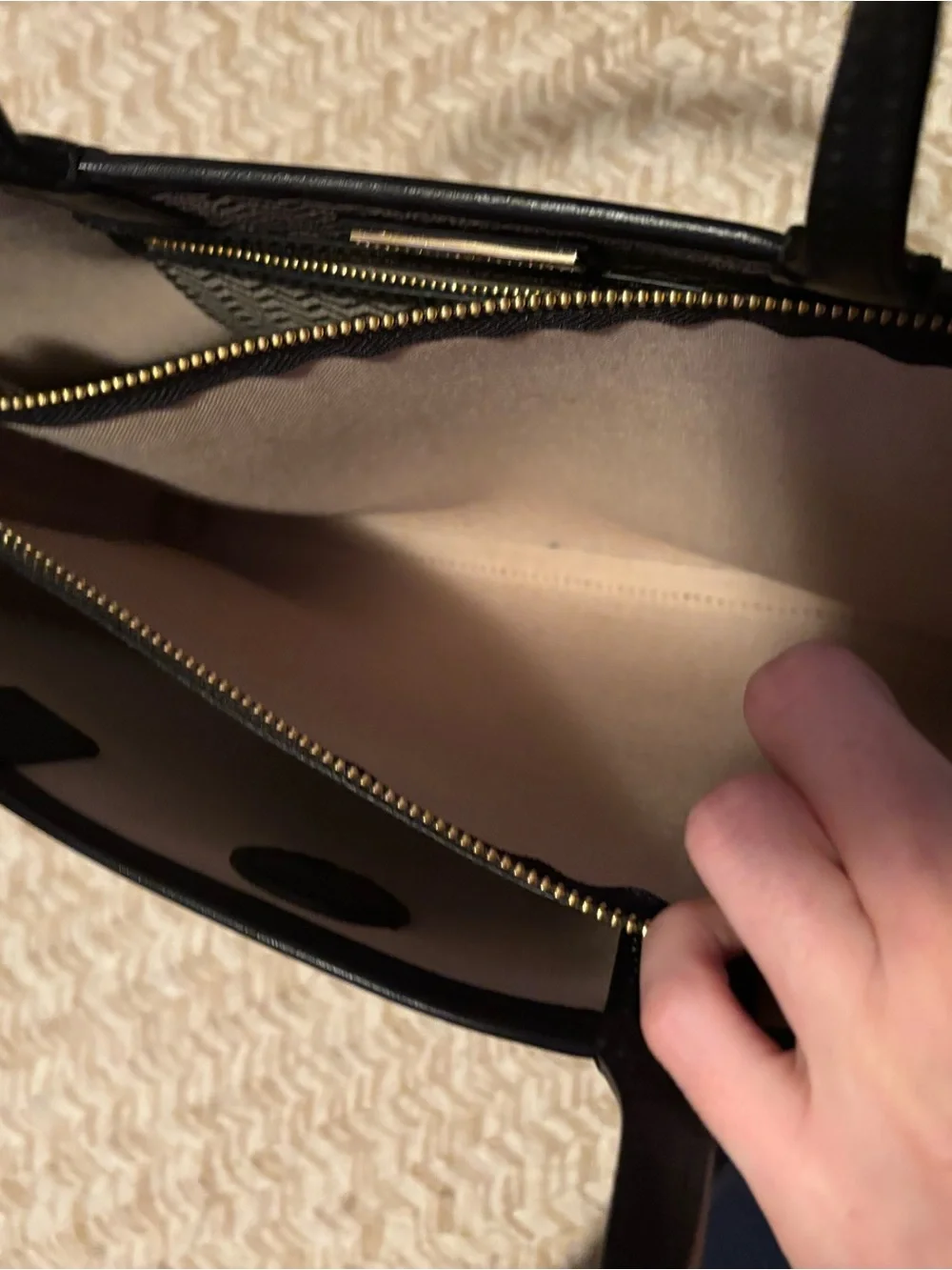 Tory Burch structured leather